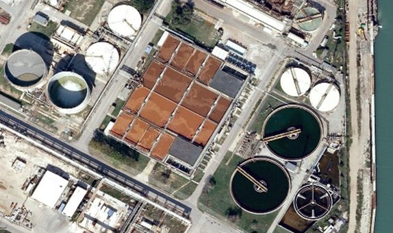 Porto Marghera MBR Atıksu Arıtma Tesisi'nde Membran Değişimi