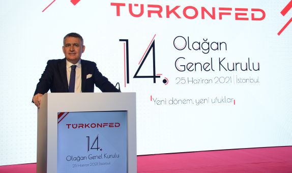Orhan Turan Yeniden TÜRKONFED Başkanlığı'na Seçildi Orhan Turan Yeniden TÜRKONFED Başkanlığı'na Seçildi