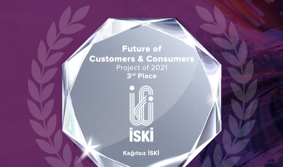 İSKİ'ye Dijital Dönüşüm Ödülü İSKİ'ye Dijital Dönüşüm Ödülü