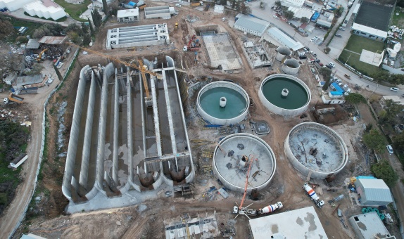 Turgutreis Atıksu Arıtma Tesisi'nin Yapımı Tüm Hızıyla Sürüyor Turgutreis Atıksu Arıtma Tesisi'nin Yapımı Tüm Hızıyla Sürüyor