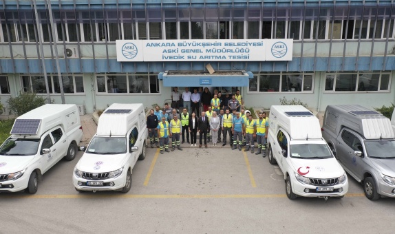 ASKİ Suyun Dezenfektesi için Gerekli Enerjiyi Güneş Panelleriyle Sağlayacak ASKİ Suyun Dezenfektesi için Gerekli Enerjiyi Güneş Panelleriyle Sağlayacak