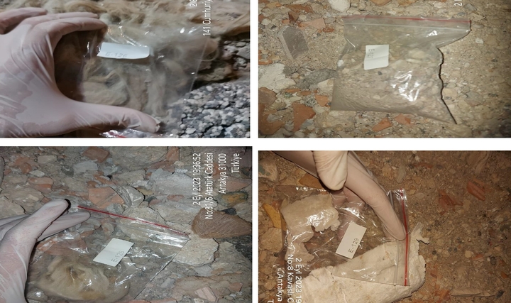 Deprem Sonrası İnşaat ve Yıkıntı Atıklarında Asbestin İncelenmesi: Hatay Örneği Deprem Sonrası İnşaat ve Yıkıntı Atıklarında Asbestin İncelenmesi: Hatay Örneği