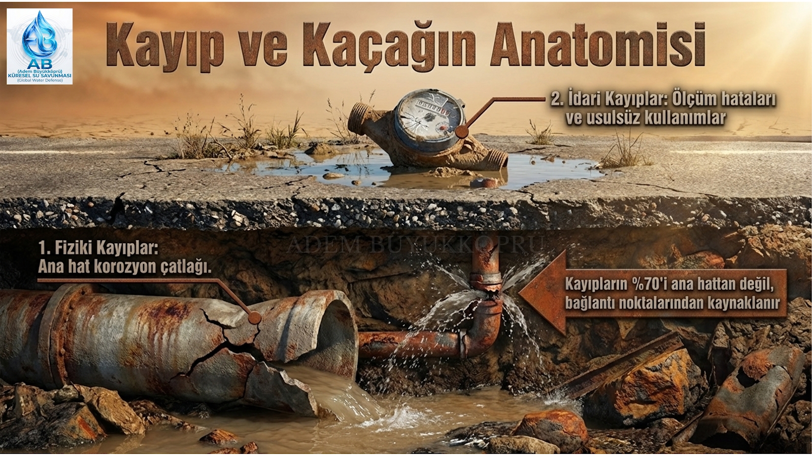 Türkiye İçme Suyu Şebekelerinde Kayıp-Kaçak Nedenleri class=