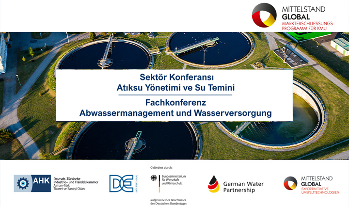 Almanya'dan Türkiye'ye İş Gezisi: Atık Su Yönetimi ve Su Temini Sektör Konferansı ve İkili Görüşmeleri Davetiye