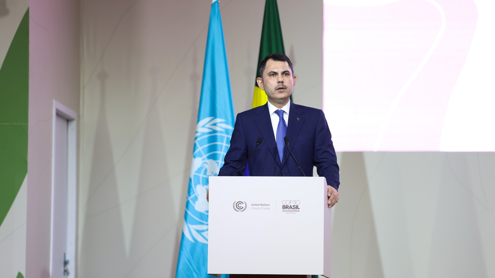 Bakan Kurum, COP30'da Türkiye'nin Ulusal Katkı Beyanı'nı Açıkladı