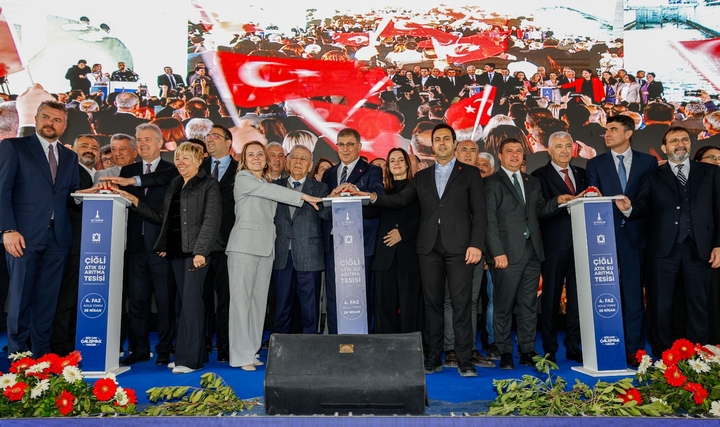 Çiğli İleri Biyolojik Atıksu Arıtma Tesisi'nin 4. Fazı Açıldı Çiğli İleri Biyolojik Atıksu Arıtma Tesisi'nin 4. Fazı Açıldı