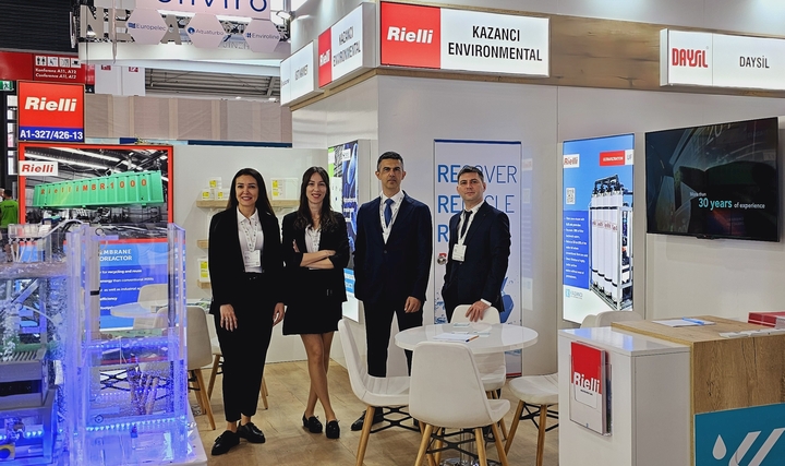Türkiye'nin Global Su Arıtma Markası Rielli  Su ve Çevre Teknolojilerinin Global Buluşmasında