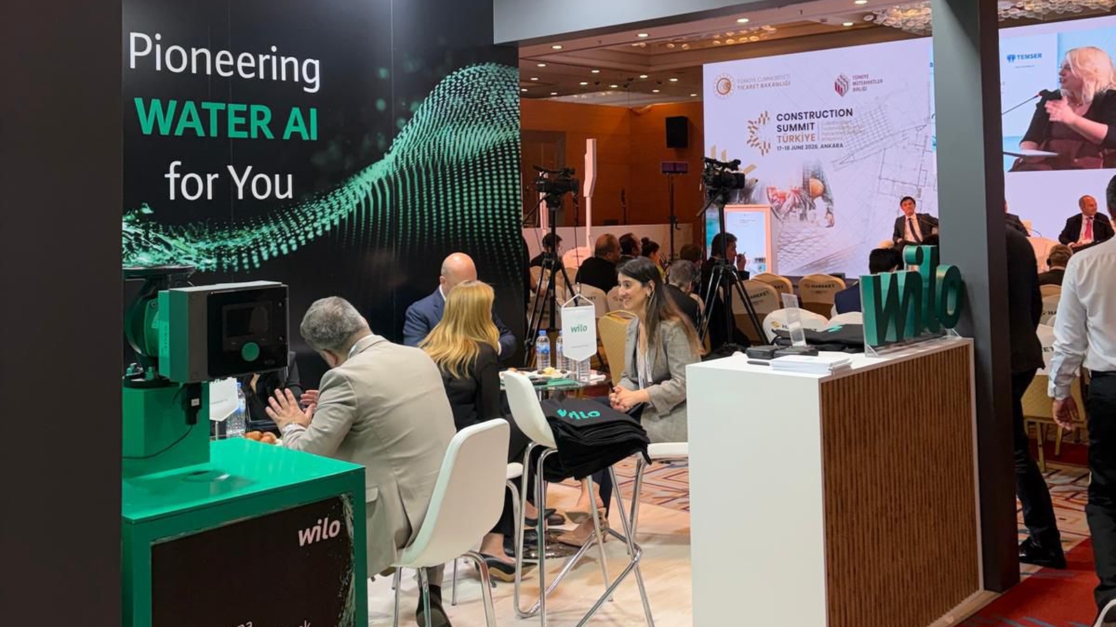 Wilo, Construction Summit Türkiye'de Geleceğin Şehirleri İçin Akıllı Su Teknolojilerini Sergiledi Wilo, Construction Summit Türkiye'de Geleceğin Şehirleri İçin Akıllı Su Teknolojilerini Sergiledi