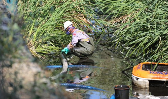 ASKİ'den Tehlikeli Kimyasal Atık Açıklaması ASKİ'den Tehlikeli Kimyasal Atık Açıklaması