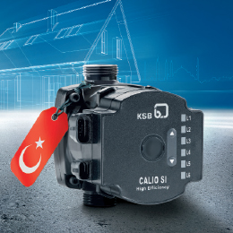 KSB'den Türkiye'de Tasarlanıp Üretilen İlk ve Tek Sirkülasyon Pompası